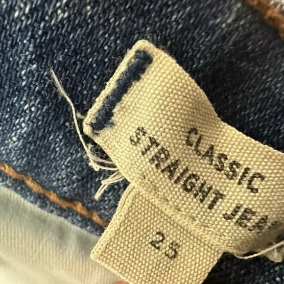 MADEWELL Womens Size 25 Medium Wash High Rise Classic Straight Leg Jeans - Picture 9 of 14